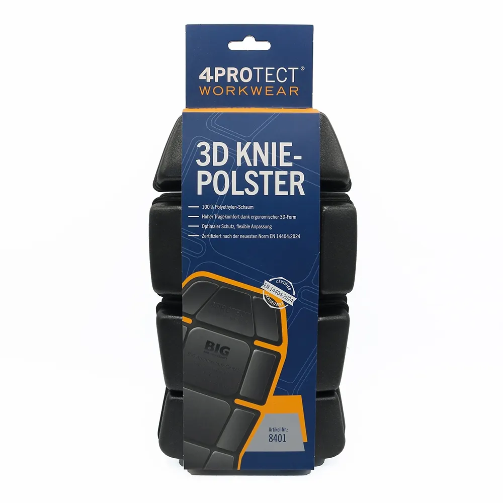 4PROTECT 3D Kniepolster Schwarz (8401)
