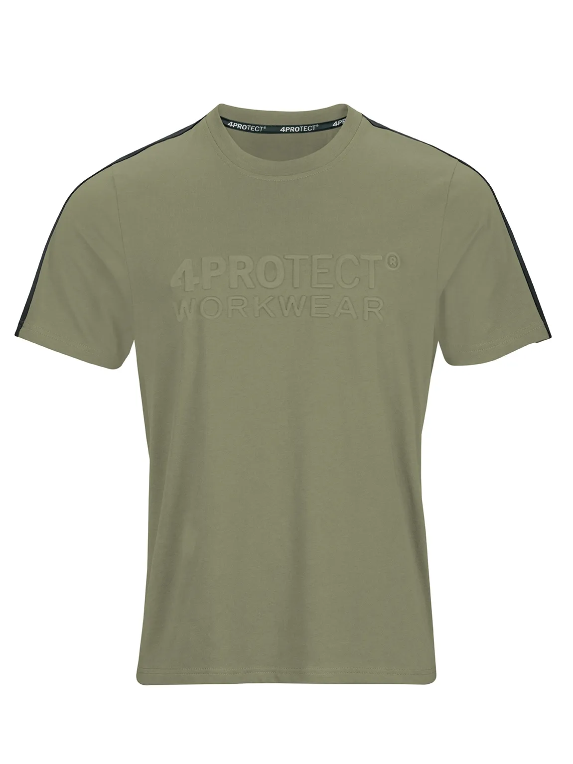 4PROTECT Brand-T-Shirt Olive/Schwarz (3950)