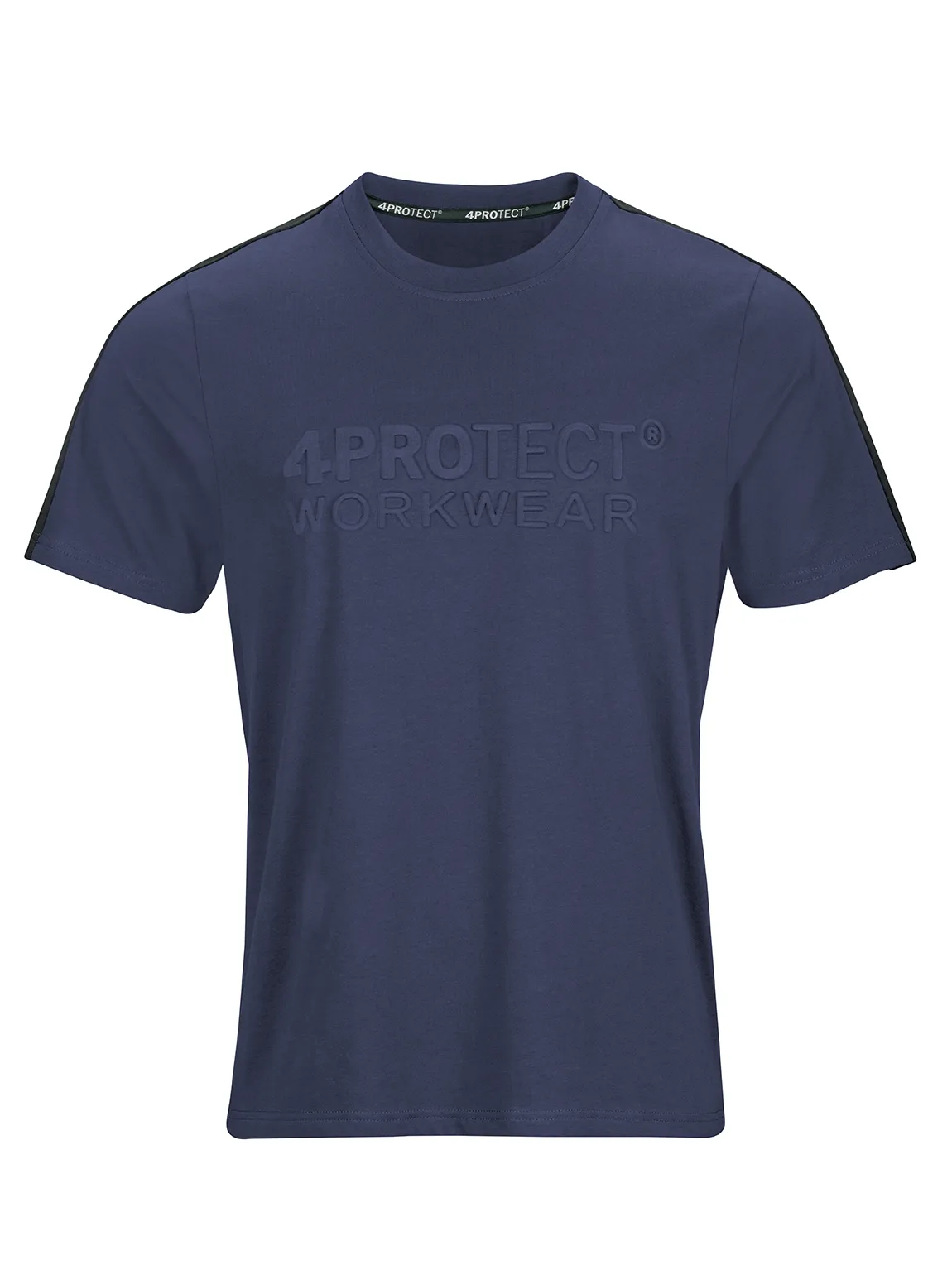 4PROTECT Brand-T-Shirt Navy/Schwarz (3952)