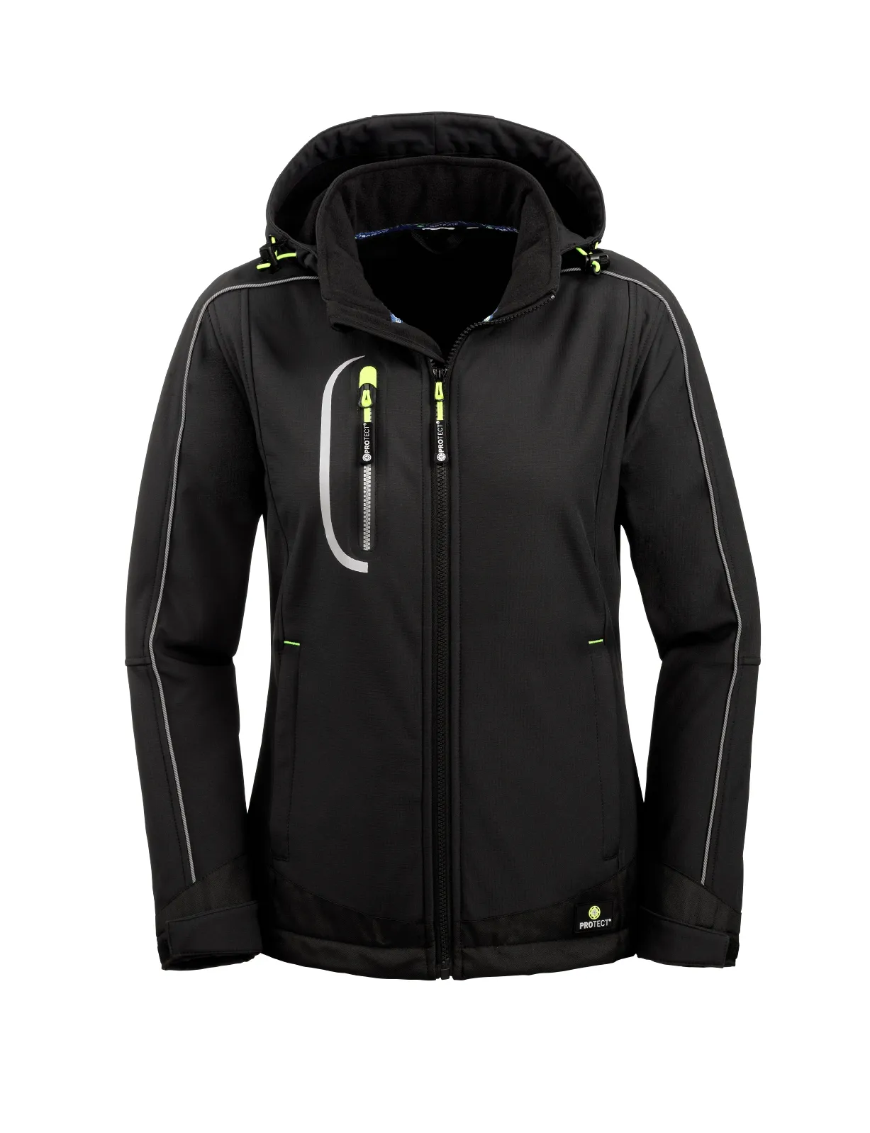 4PROTECT Damen-Softshelljacke MARYLAND Schwarz (3378)