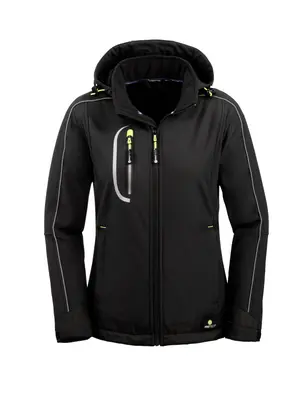 4PROTECT Damen-Softshelljacke MARYLAND Schwarz (3378)
