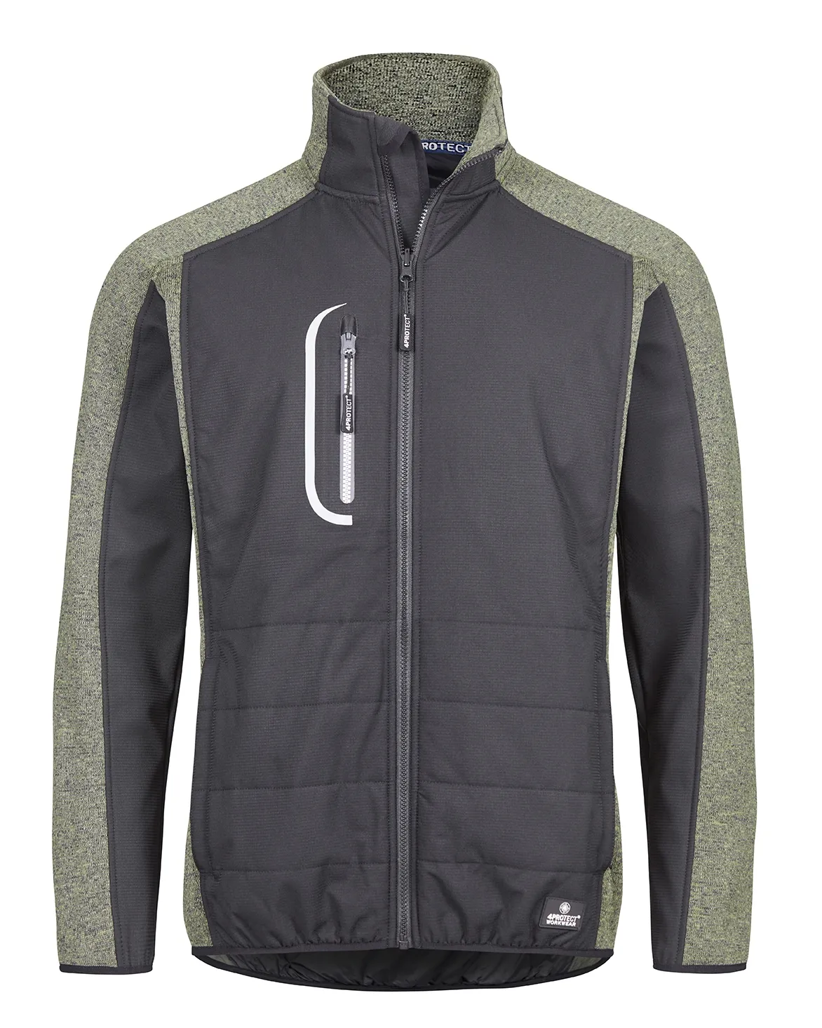 4PROTECT Hybrid-Jacke Schwarz/Olive (3316)