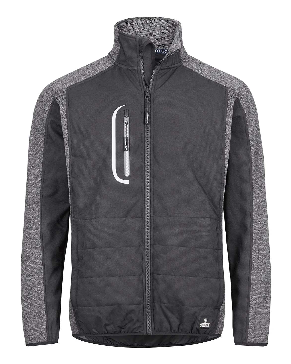 4PROTECT Hybrid-Jacke Schwarz/Grau (3318)