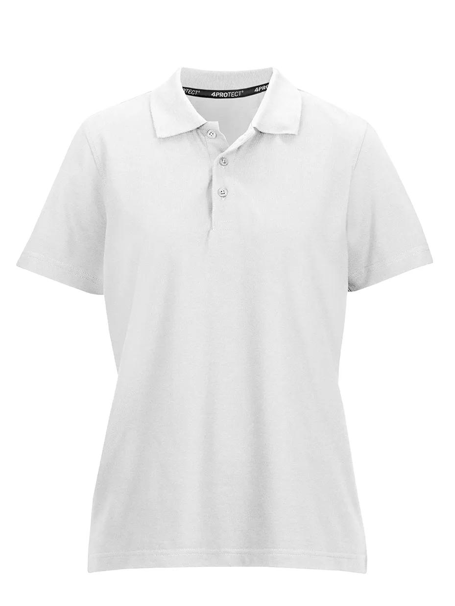 4PROTECT Polo-Shirt Damen Weiß (3934)