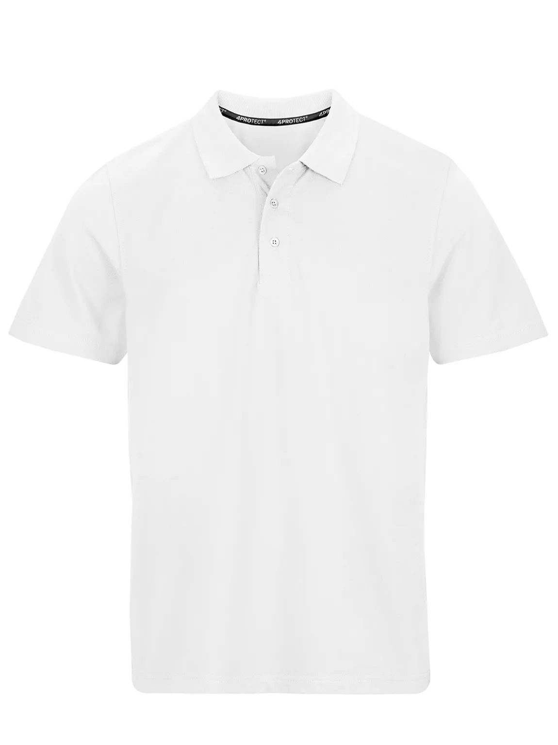4PROTECT Polo-Shirt Herren Weiß (3924)
