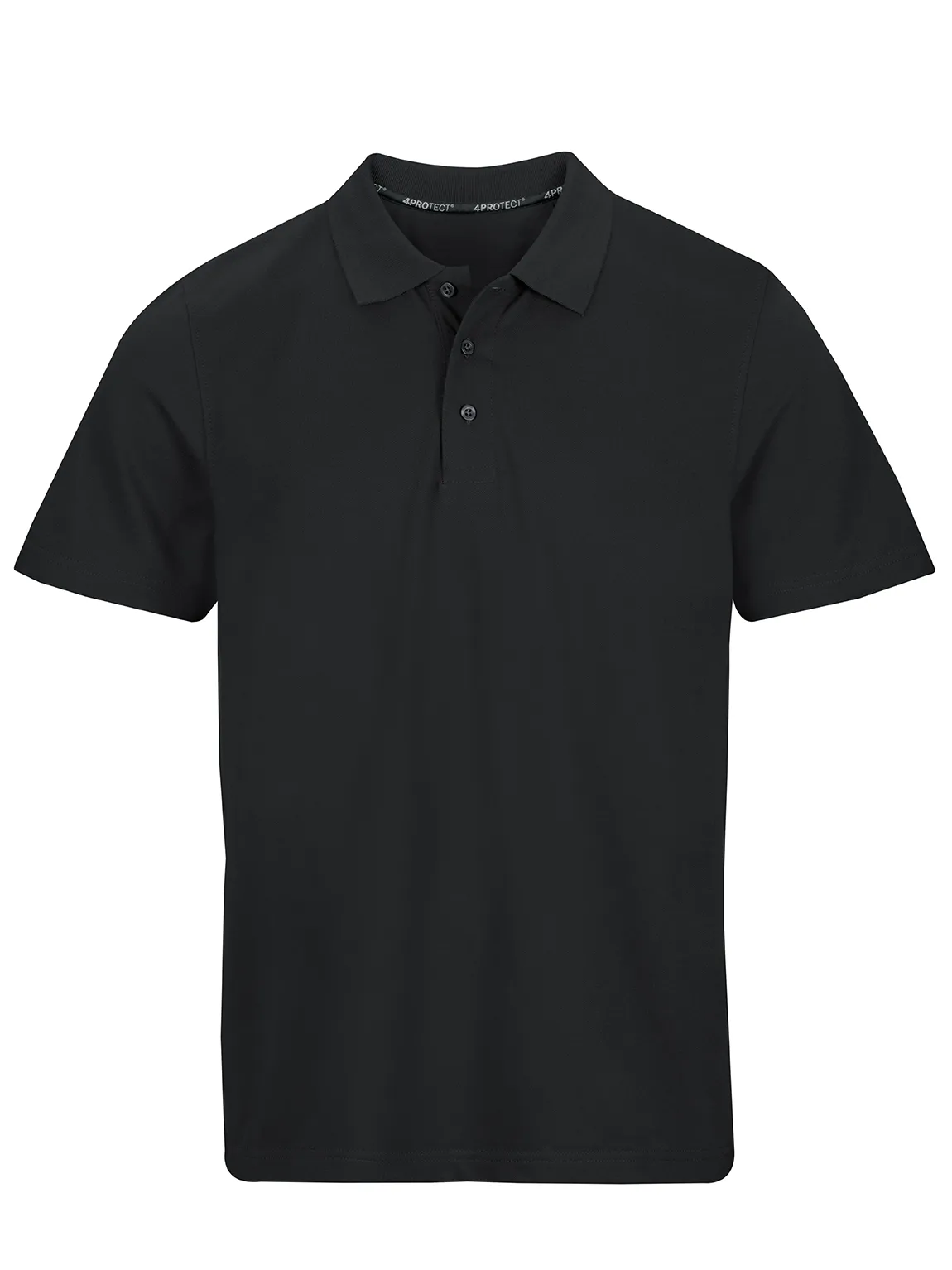4PROTECT Polo-Shirt Herren Schwarz (3928)