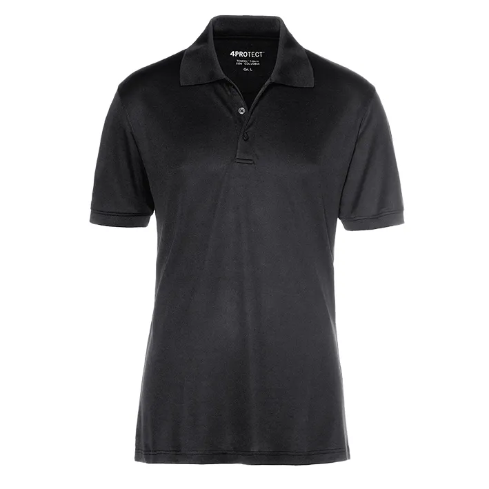 4PROTECT UV-Schutz-Poloshirt MADISON Schwarz (3337)