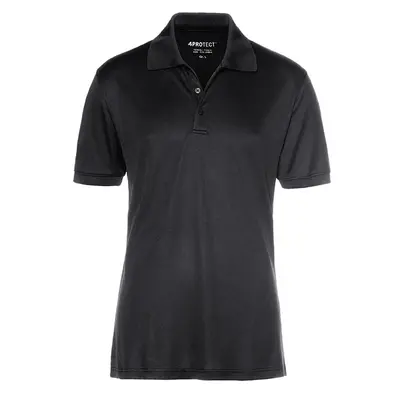 4PROTECT UV-Schutz-Poloshirt MADISON Schwarz (3337)