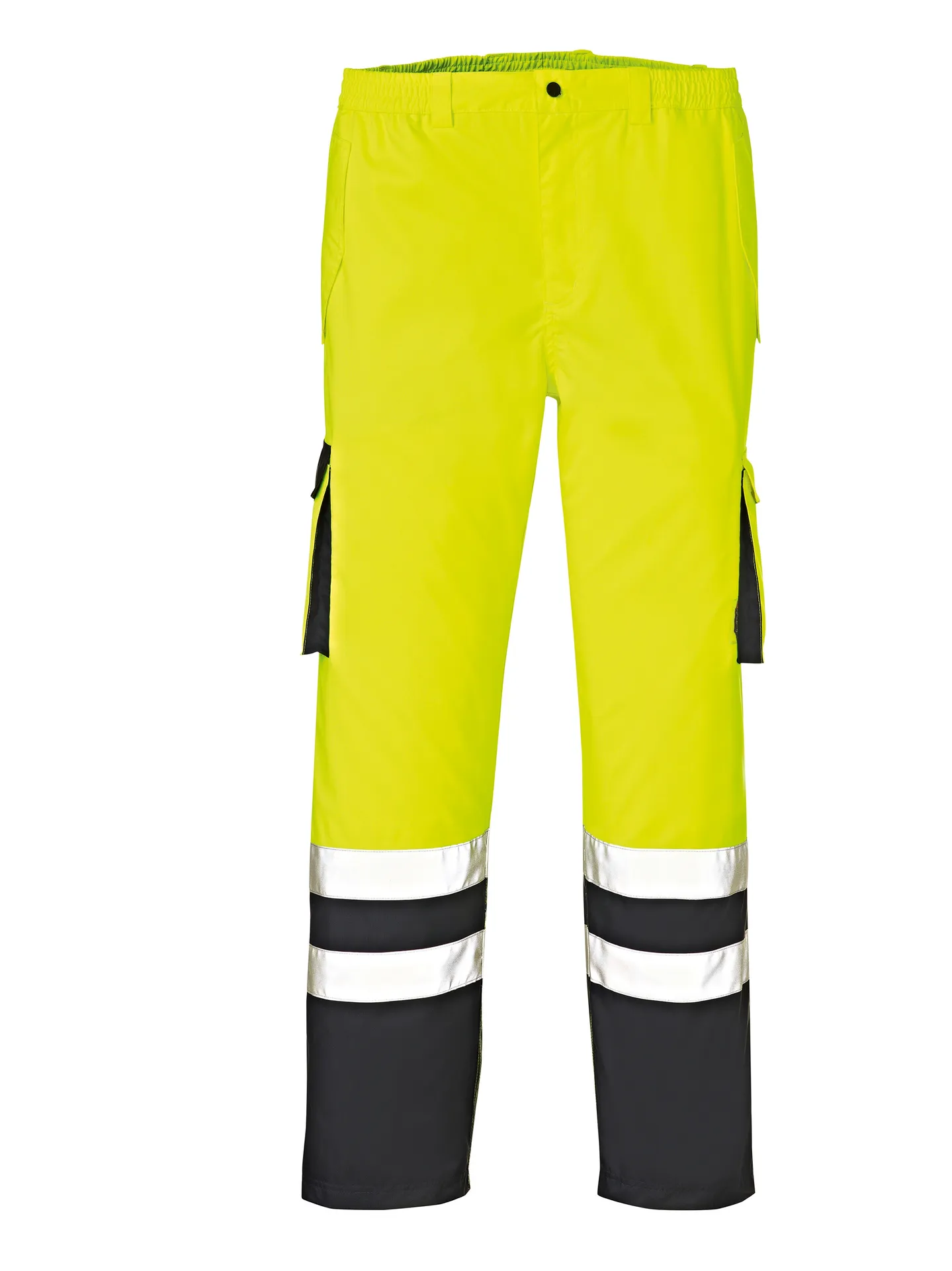 4PROTECT Warn-Wetterschutz-Bundhose BALTIMORE Leuchtgelb/Navy (3496)