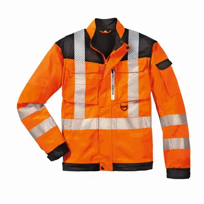 4PROTECT Warnschutz-Bundjacke KENTUCKY Leuchtorange/Grau (3810)