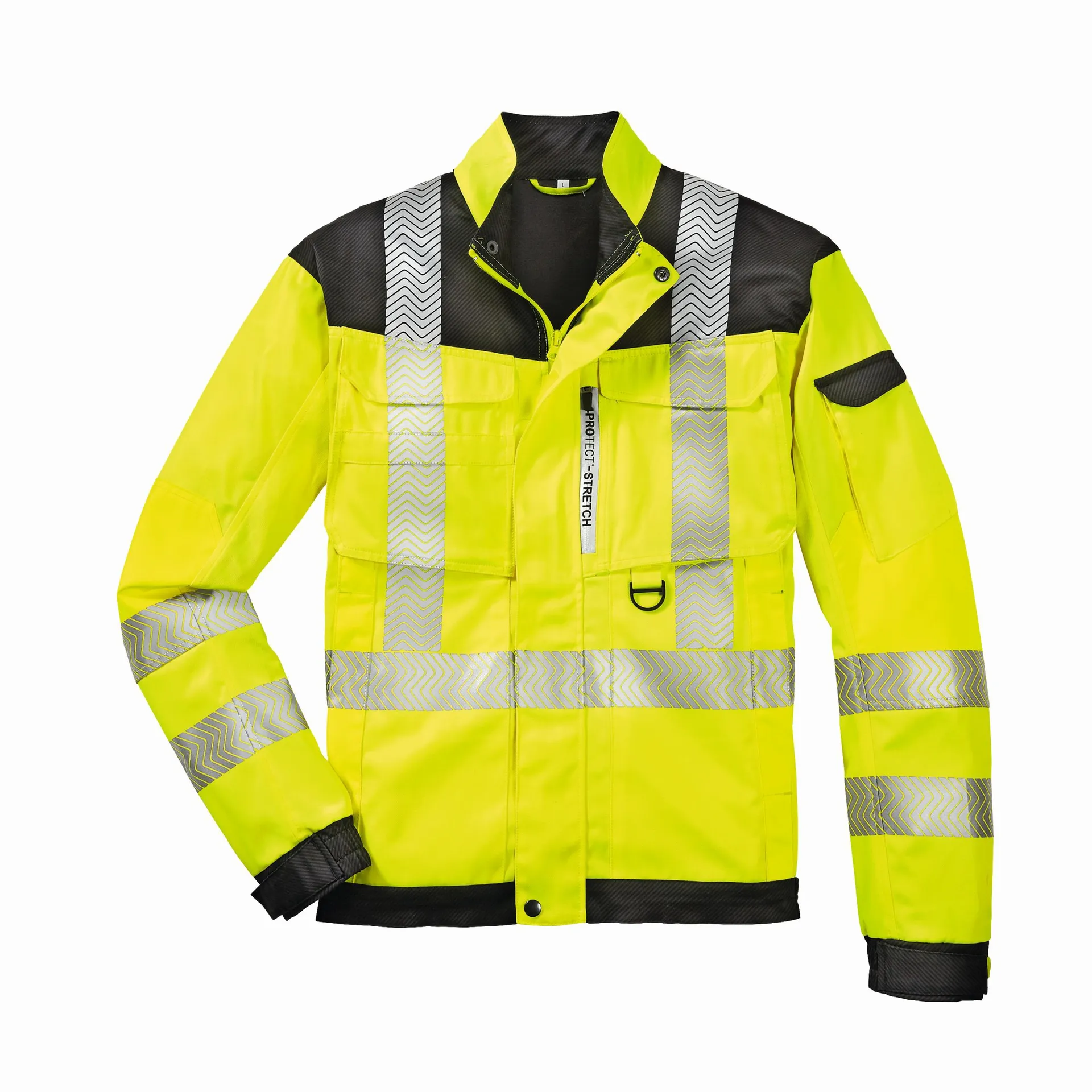 4PROTECT Warnschutz-Bundjacke KENTUCKY Leuchtgelb/Grau (3816)