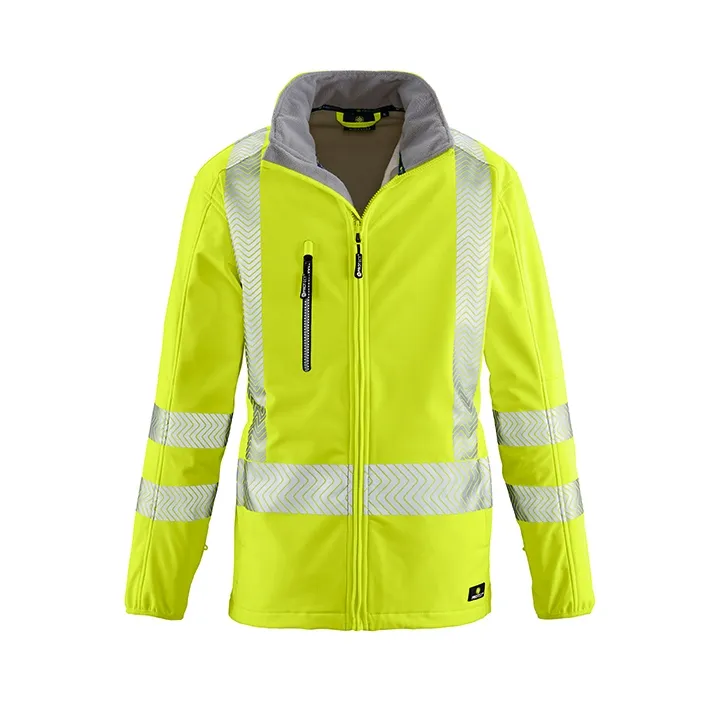 4PROTECT Warnschutz-Softshelljacke TYLER Leuchtgelb (3477)