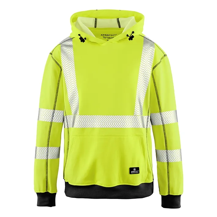 4PROTECT Warnschutz UV-Hoodie Portland Leuchtgelb (3446)