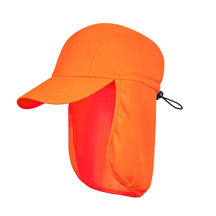 4PROTECT Warnschutz UV-Schutz-Cap Orange (8466)