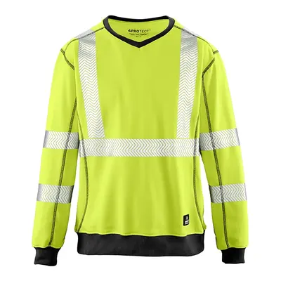 4PROTECT Warnschutz UV-Sweatshirt COLUMBUS Leuchtgelb (3441)