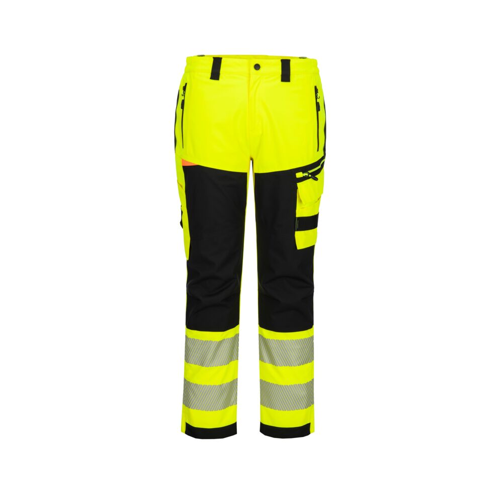 Portwest DX4 Hi-Vis Regenhose (DX448) Gelb/Schwarz 38