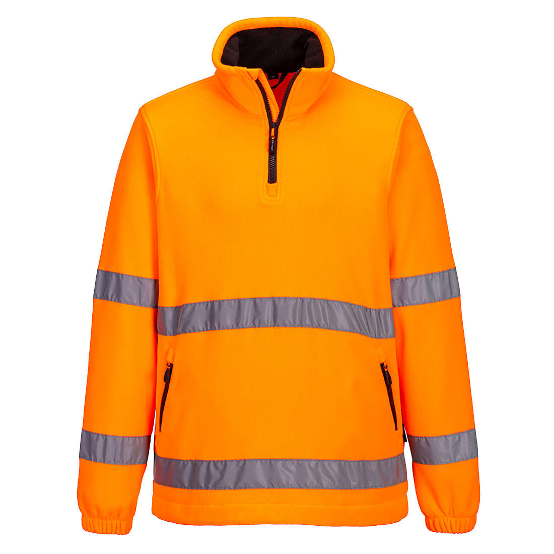 Portwest Hi-Vis Fleecepullover mit 1/2 Reißverschluss (F302)