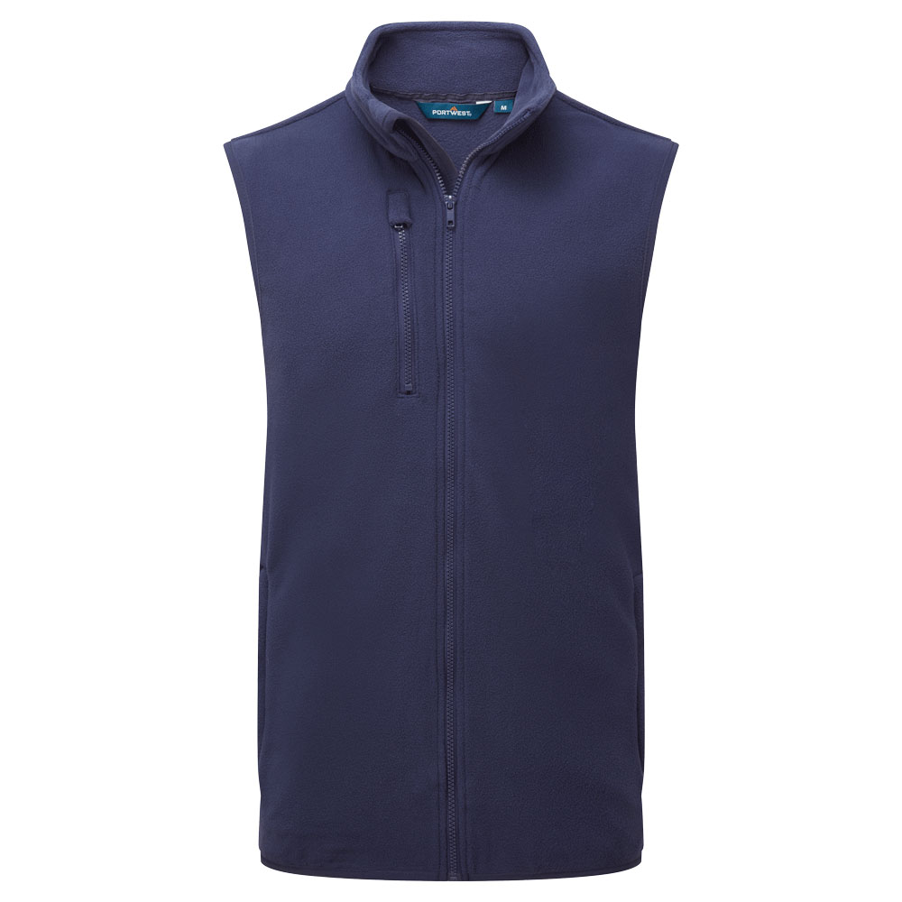 Portwest ECO Fleece Weste (F417) Marine (NA) XL