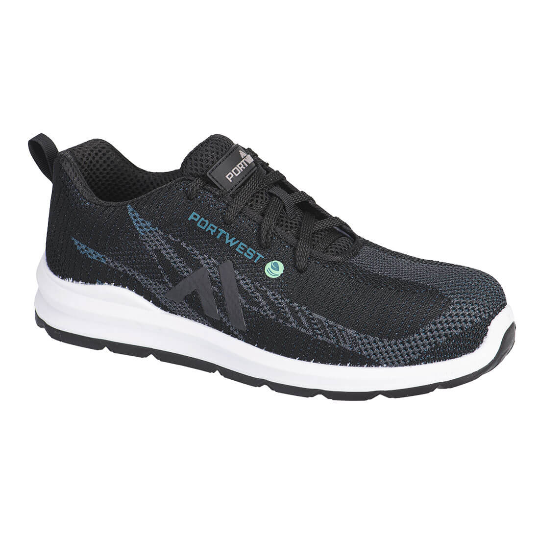 Portwest Eco Fly Composite Trainer S1PS SR FO (FC06) Schwarz/Blau 40