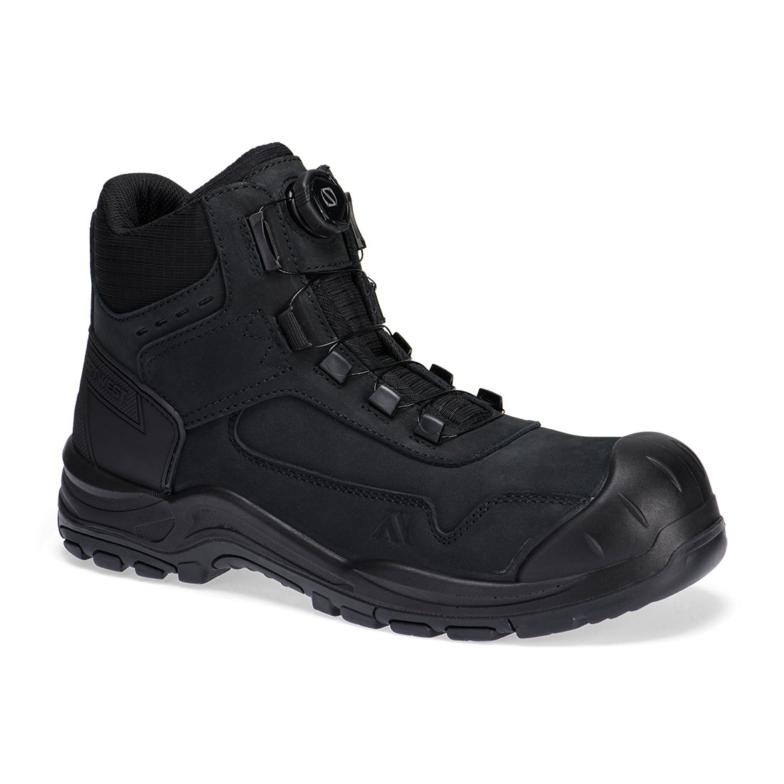 Portwest Stahlnubuk-Stiefelette S3 HRO SR FO SC (FC39) Schwarz 47