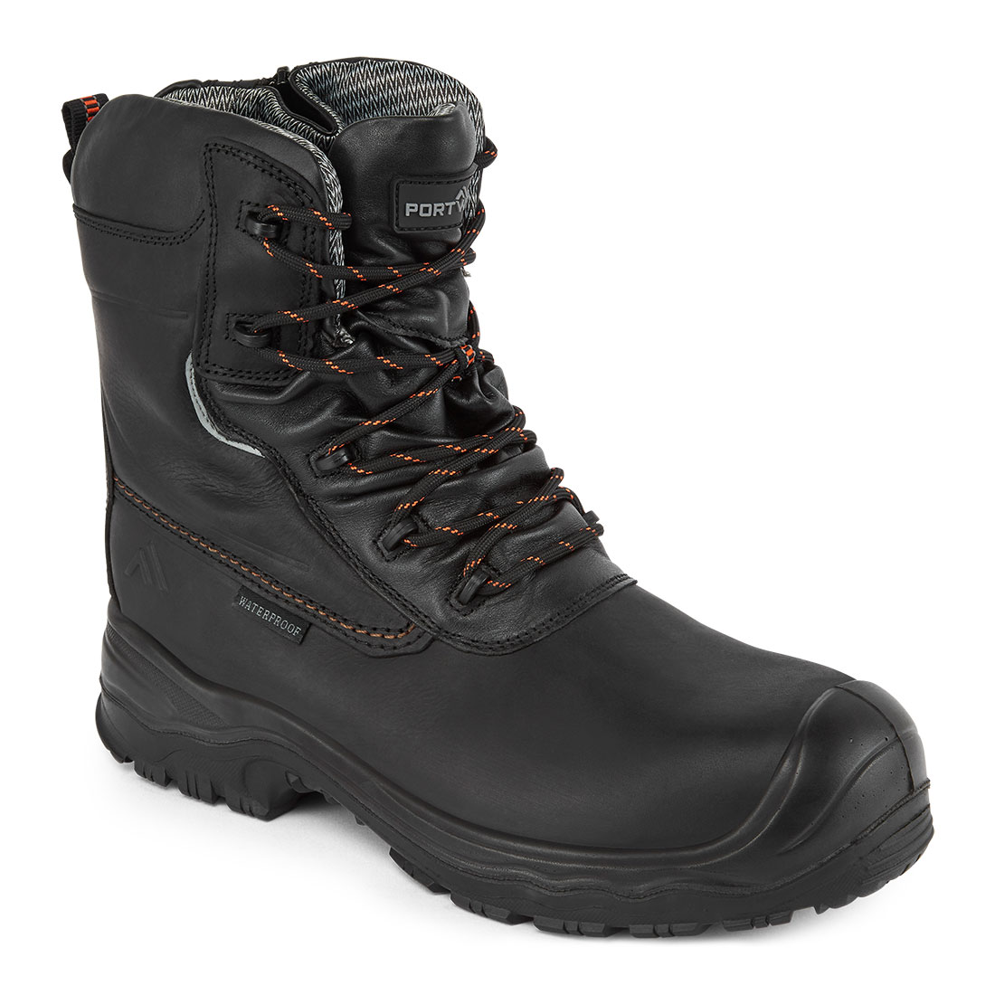 Portwest Compositelite Traction 7 Zoll (18cm) Sicherheitsstiefel S7L ESD HRO CI FO (FD02) Schwarz 42