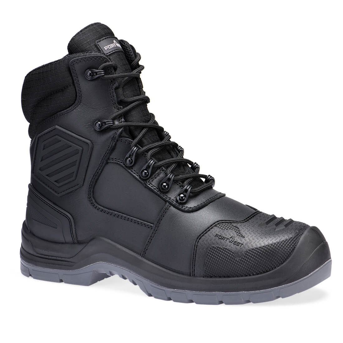 Portwest Composite Leder mittelhoher Stiefel S7L HRO M CI LG SC AN SR FO (FD25)