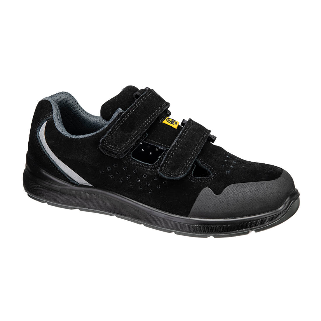 Portwest Composite-Sandale S1P ESD SR FO (FE08) Schwarz 45