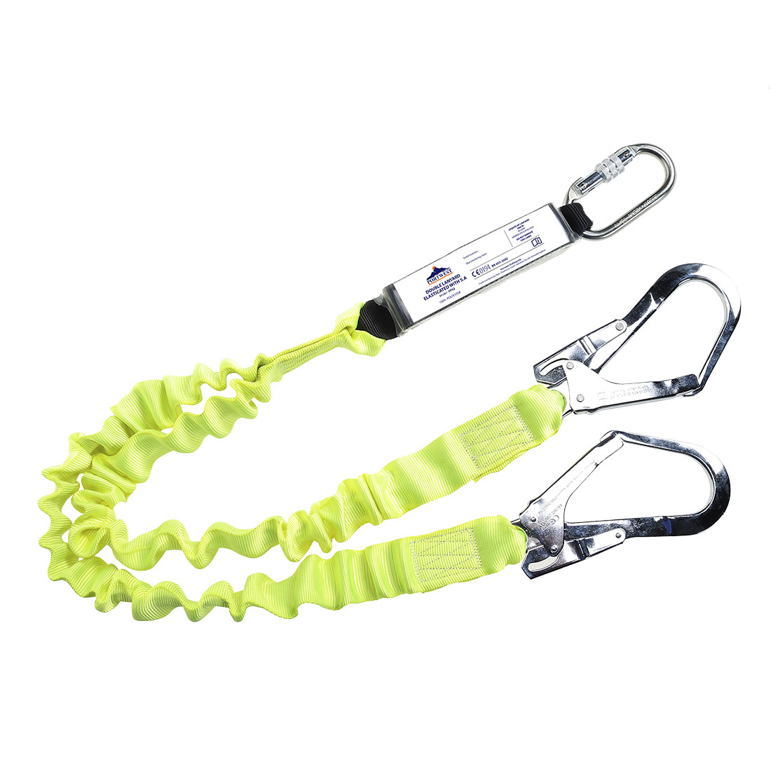 Portwest elastisches Y-Verbindungsmittel mit Bandfalldämpfer gelb (FP52)