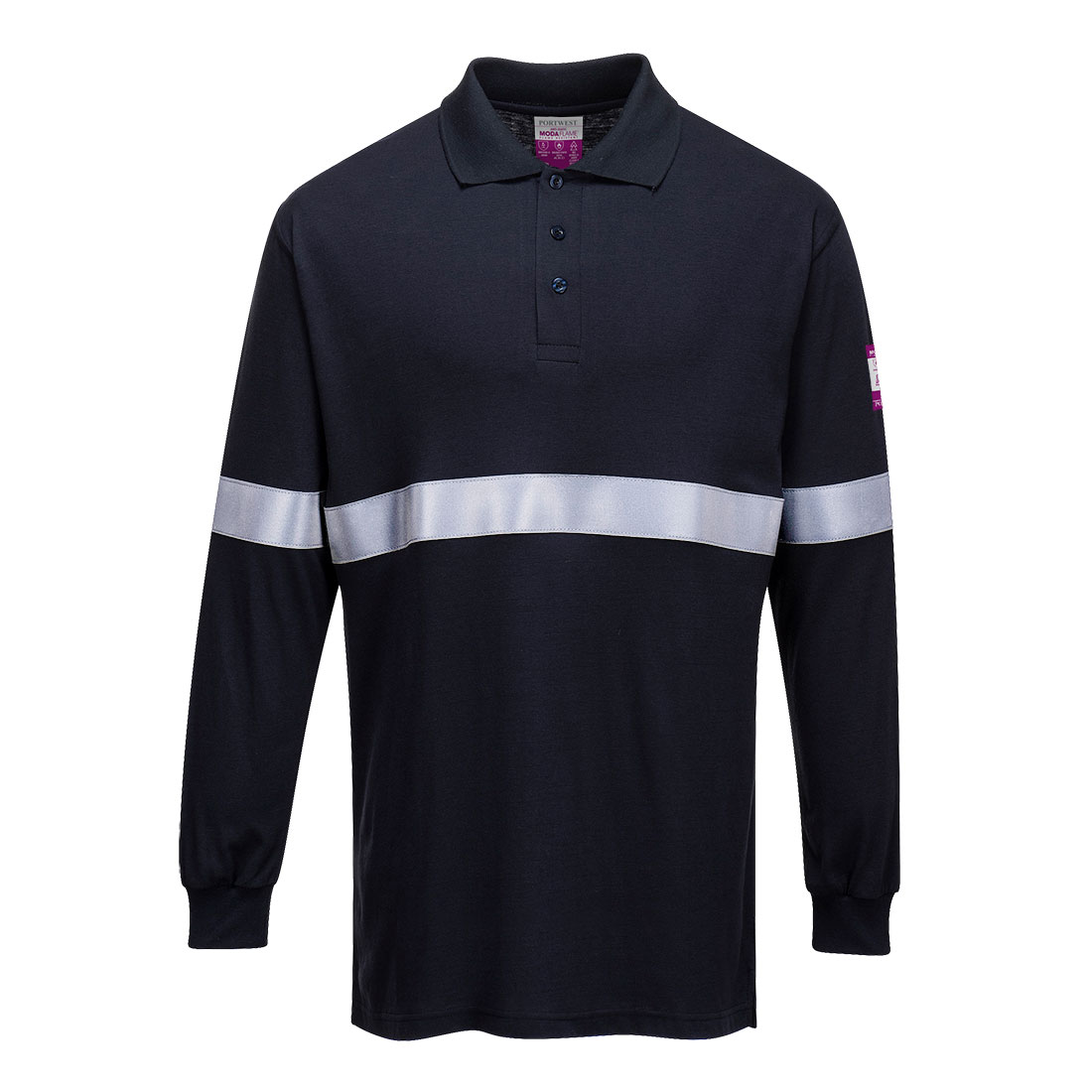 Portwest Modaflame Knit FR Poloshirt Langarm (FR03)