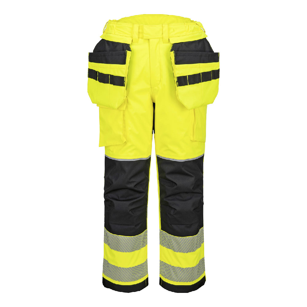 Portwest PW3 Modaflame Rain+ Hi-Vis FR Winterhose mit Holstertaschen (FR427)