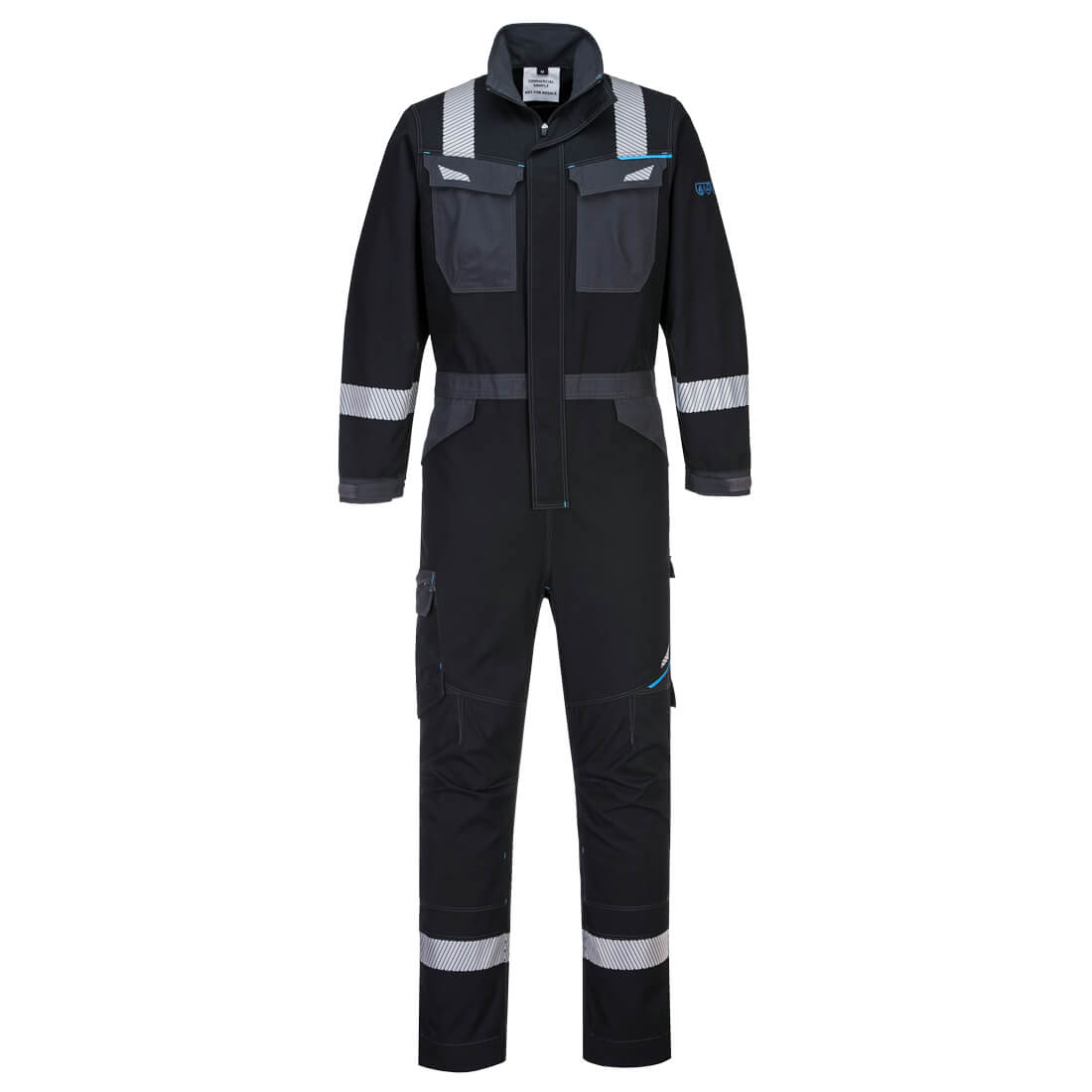 Portwest WX3 Modaflame Work FR Overall (FR503) Schwarz XXL