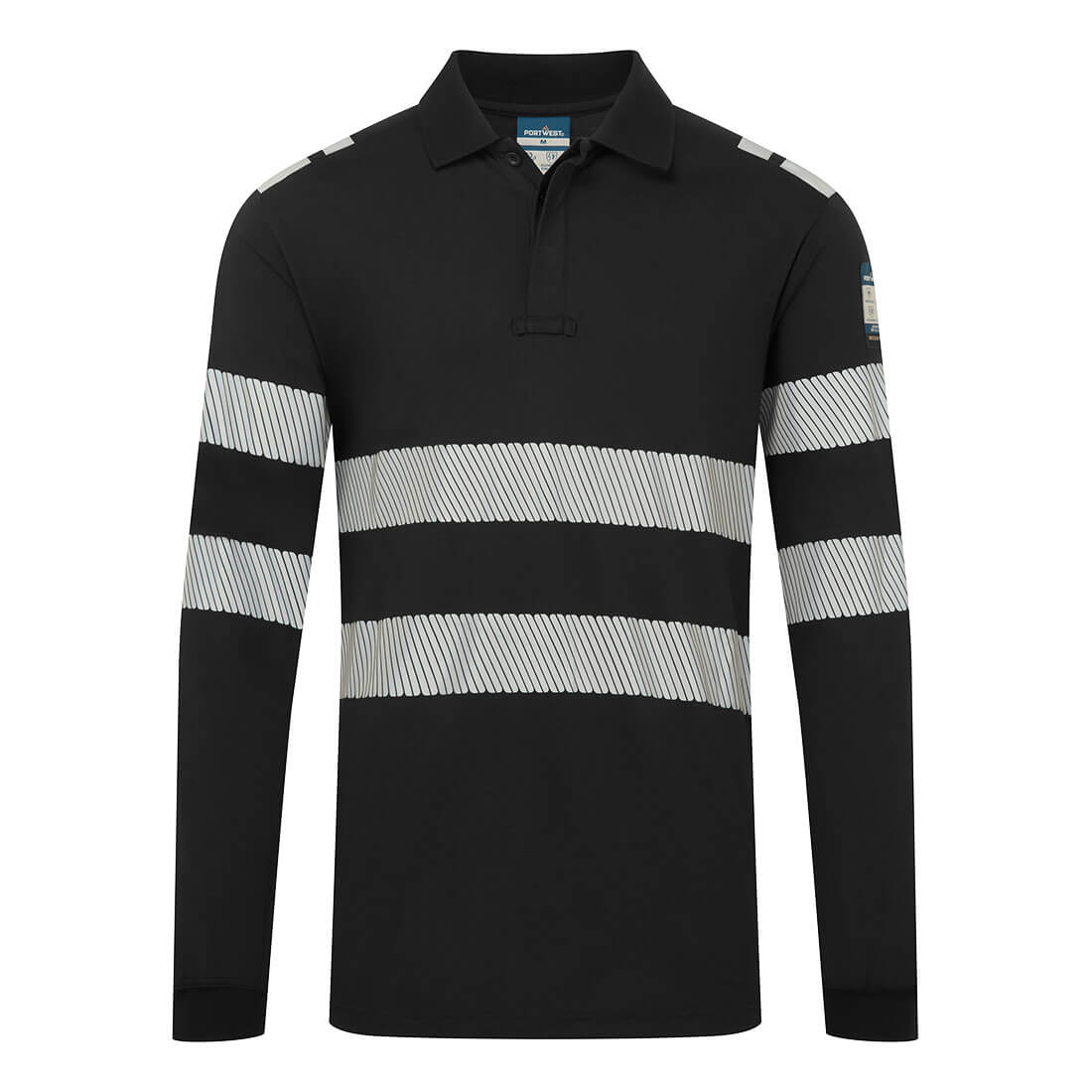 Portwest PW3 Modaflame Knit FR Poloshirt Langarm (FR733)