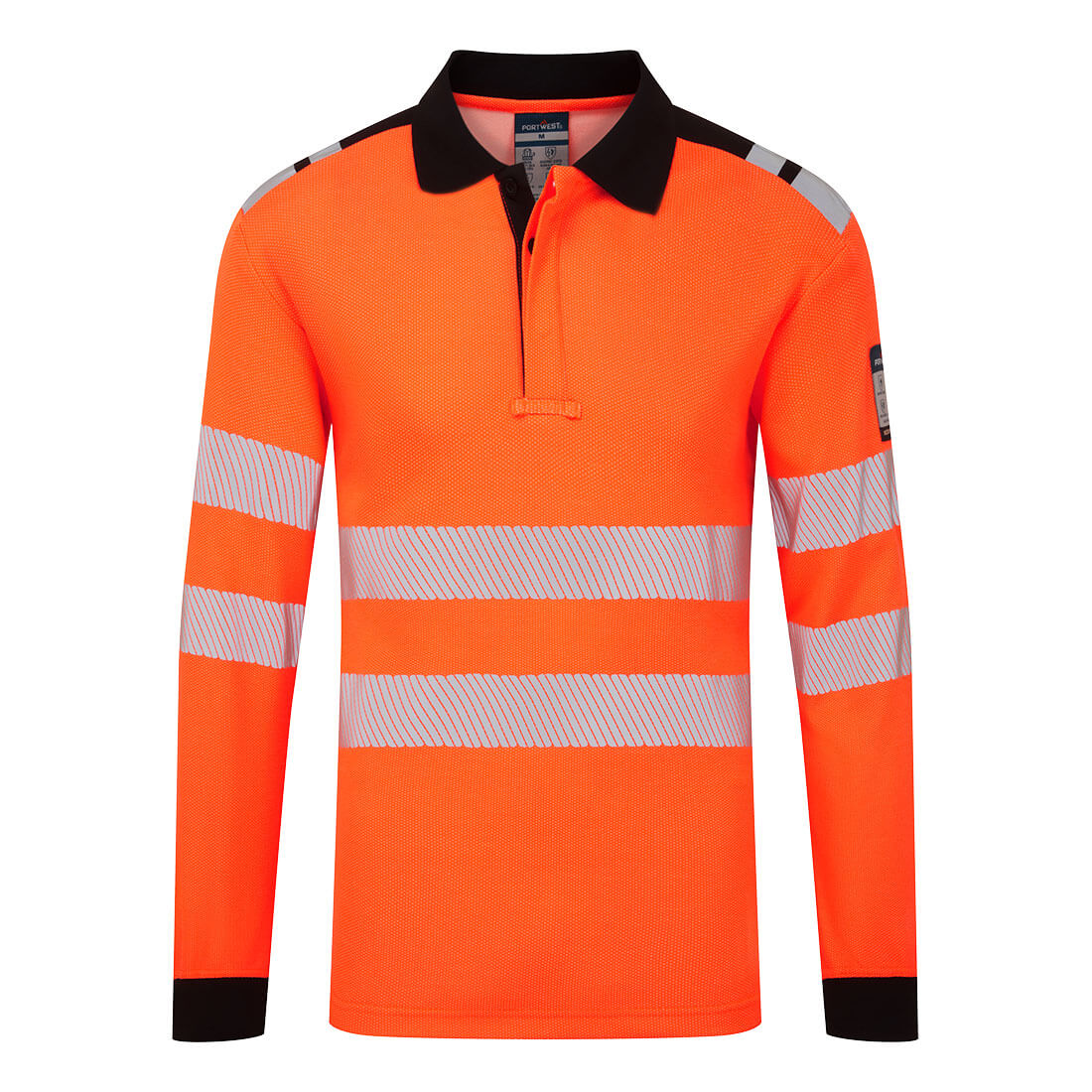 Portwest PW3 Modaflame Knit FR Poloshirt Langarm (FR734)