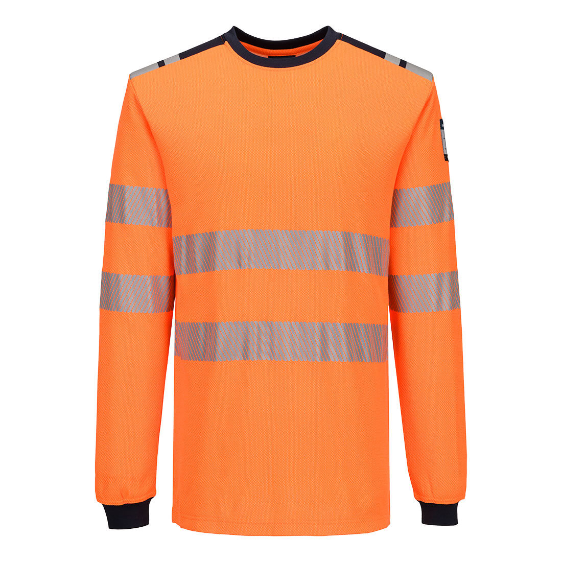 Portwest PW3 Modaflame Knit HVO FR T-Shirt Langarm (FR736) Orange/Marine XXXL