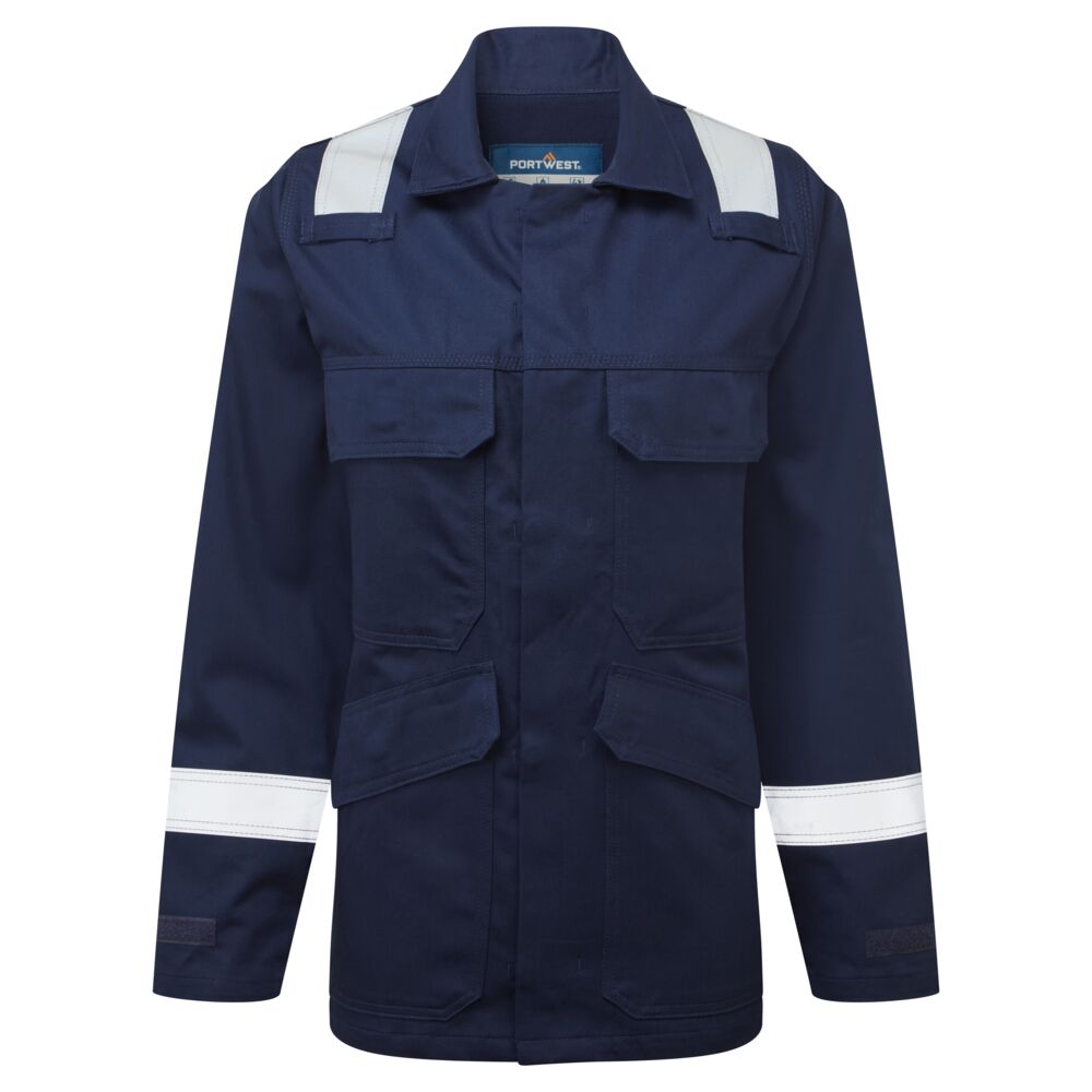 Portwest Bizflame Work FR Damenjacke (FR740) Marine L