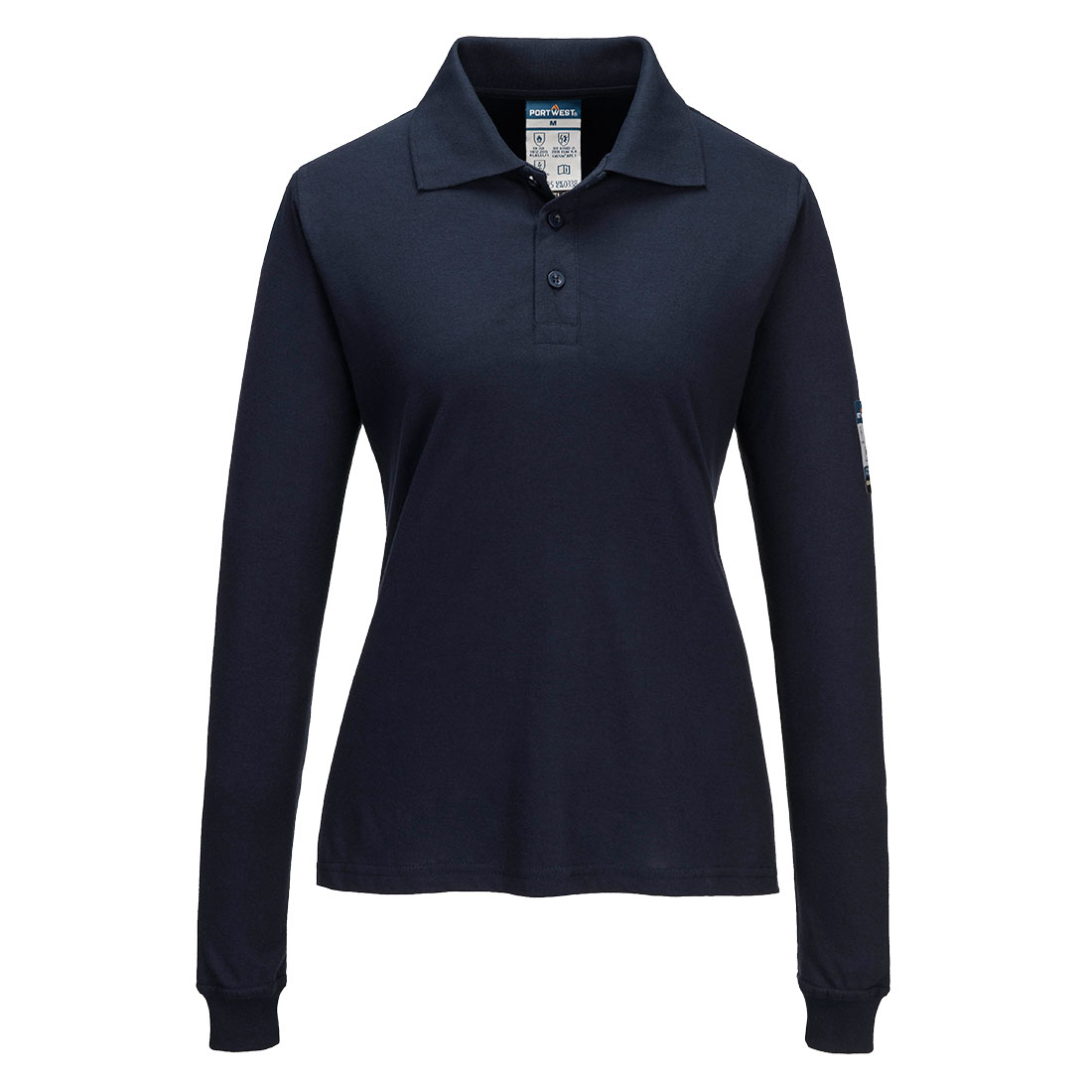 Portwest Modaflame Knit FR Damen Poloshirt langarm (FR758)