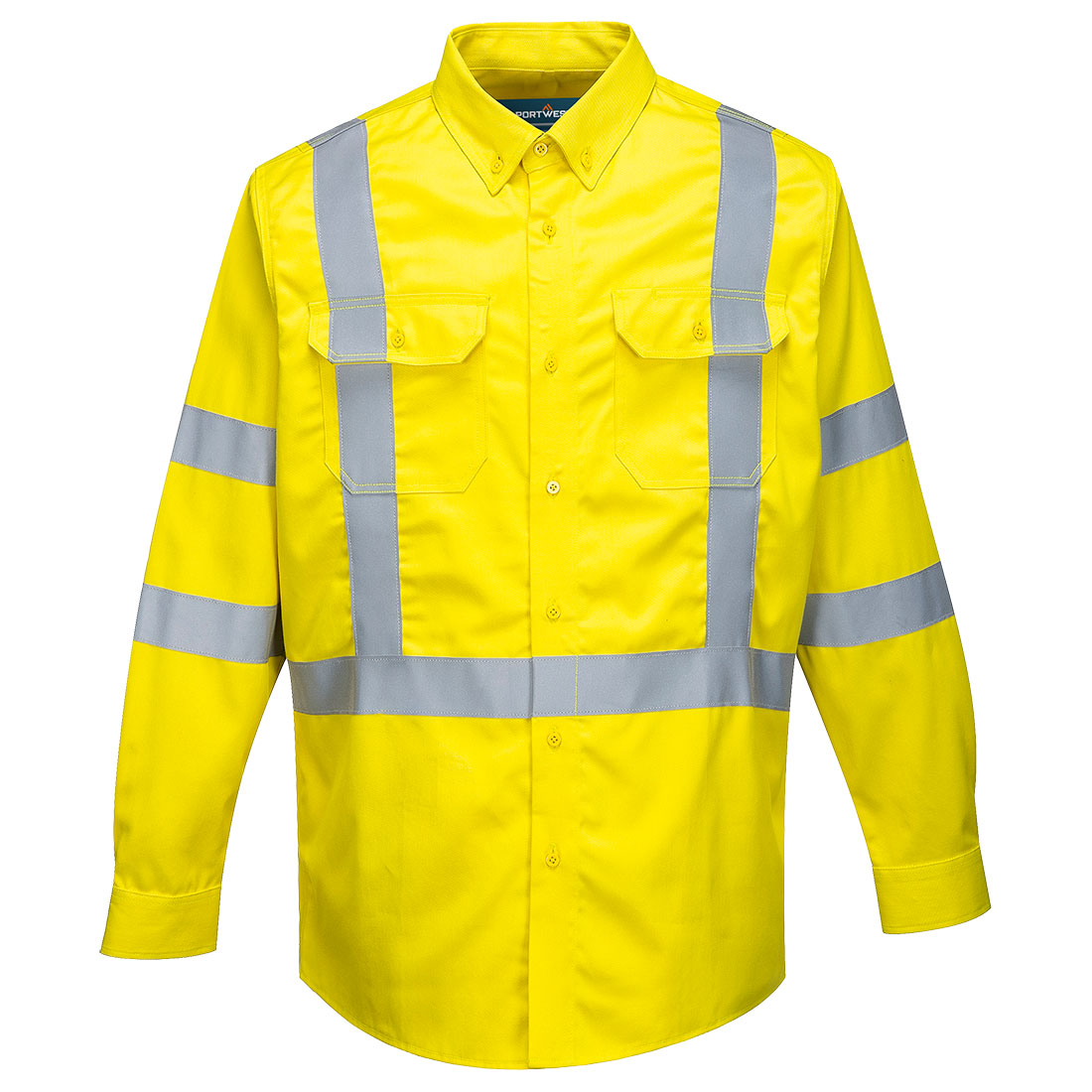 Portwest Bizflame 88/12 FR Hi-Vis Hemd (FR95) Gelb XL