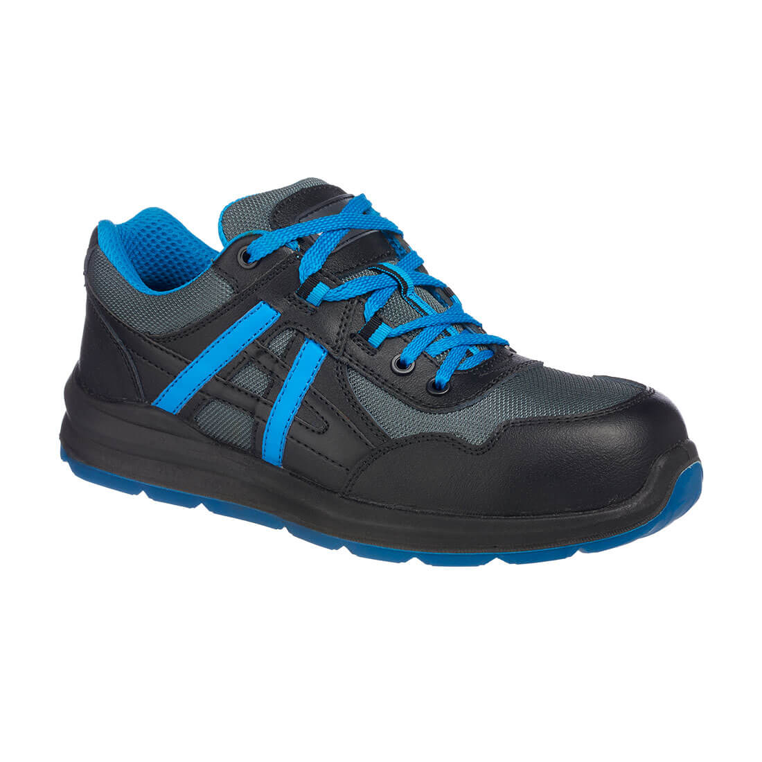 Portwest Compositelite Mersey Trainer S1P (FT60) Schwarz/Blau 44