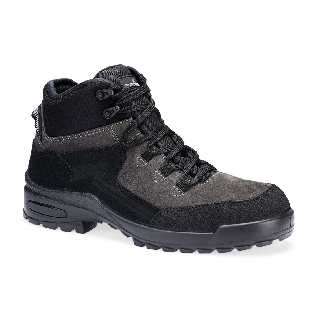 Portwest Stahl Wildleder-Stiefelette S3L CI FO SR (FT72) Schwarz/Grau 46