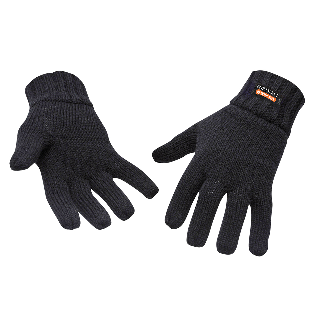 Portwest Isolierender Strickhandschuh (GL13) Schwarz