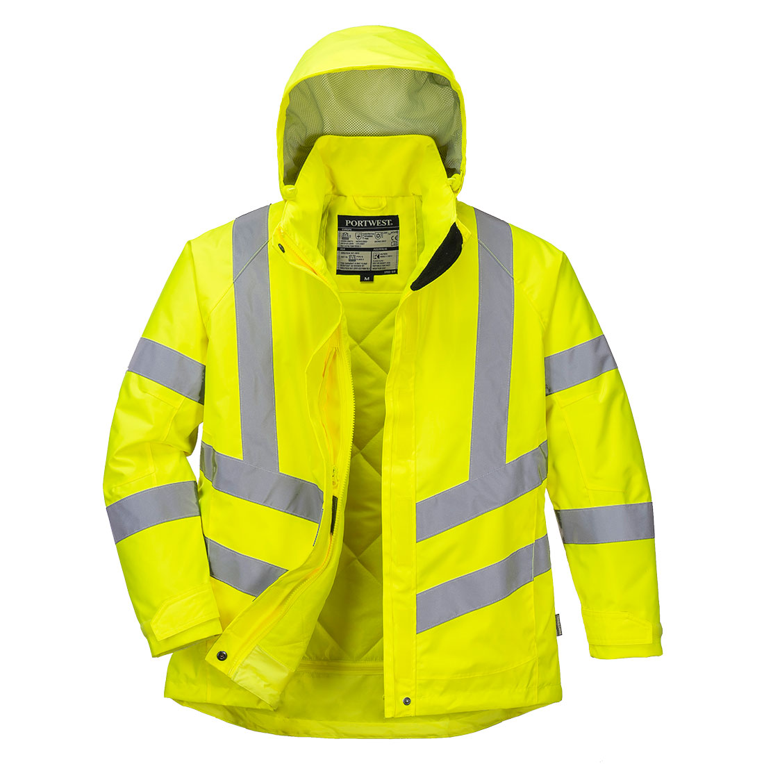 Portwest Hi-Vis Damen Winterjacke (LW74) Gelb M