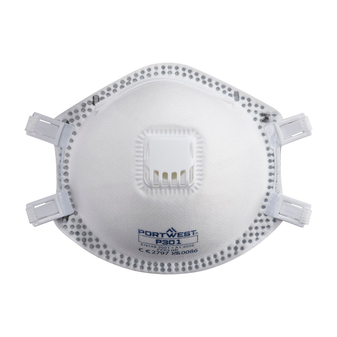 Portwest FFP3 Atemschutzmaske mit Ventil (Pk10) (P301)