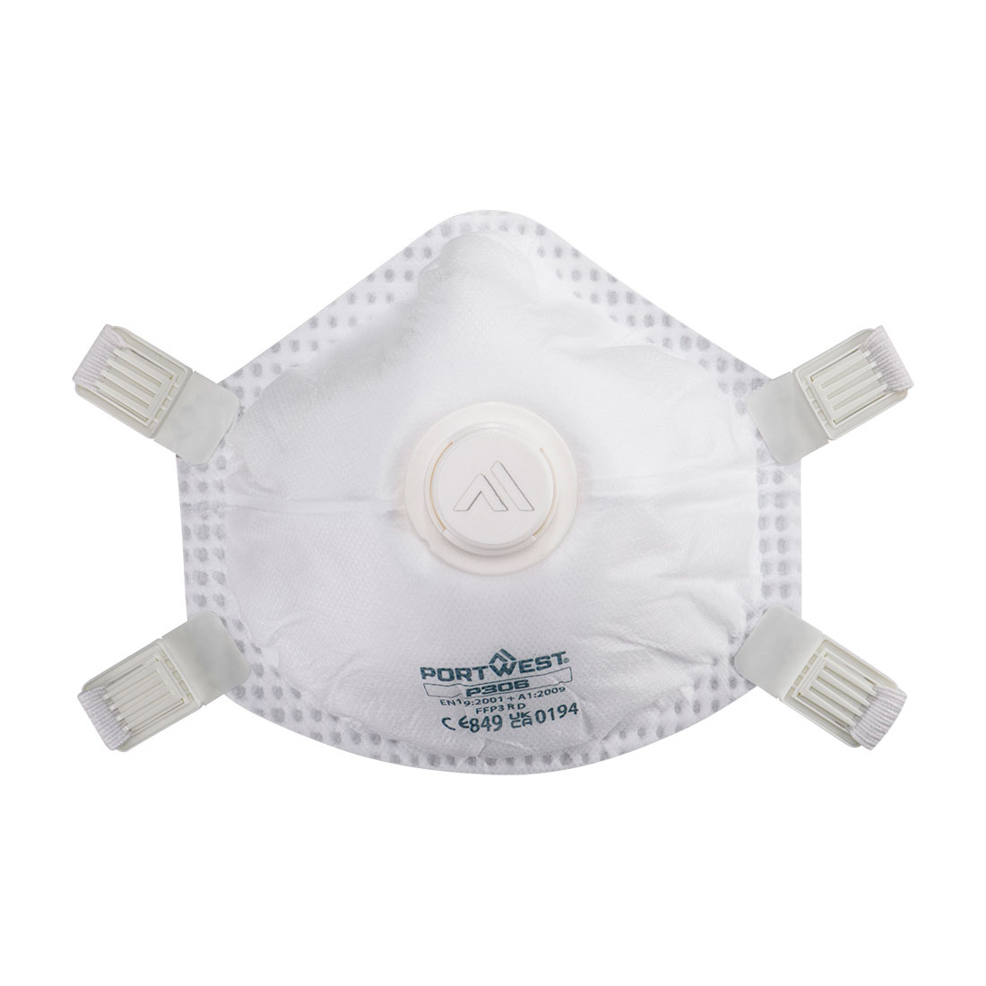 Portwest FFP3 Ultimative wiederverwendbare Atemschutzmaske mit Ventil (Pk5) (P306)