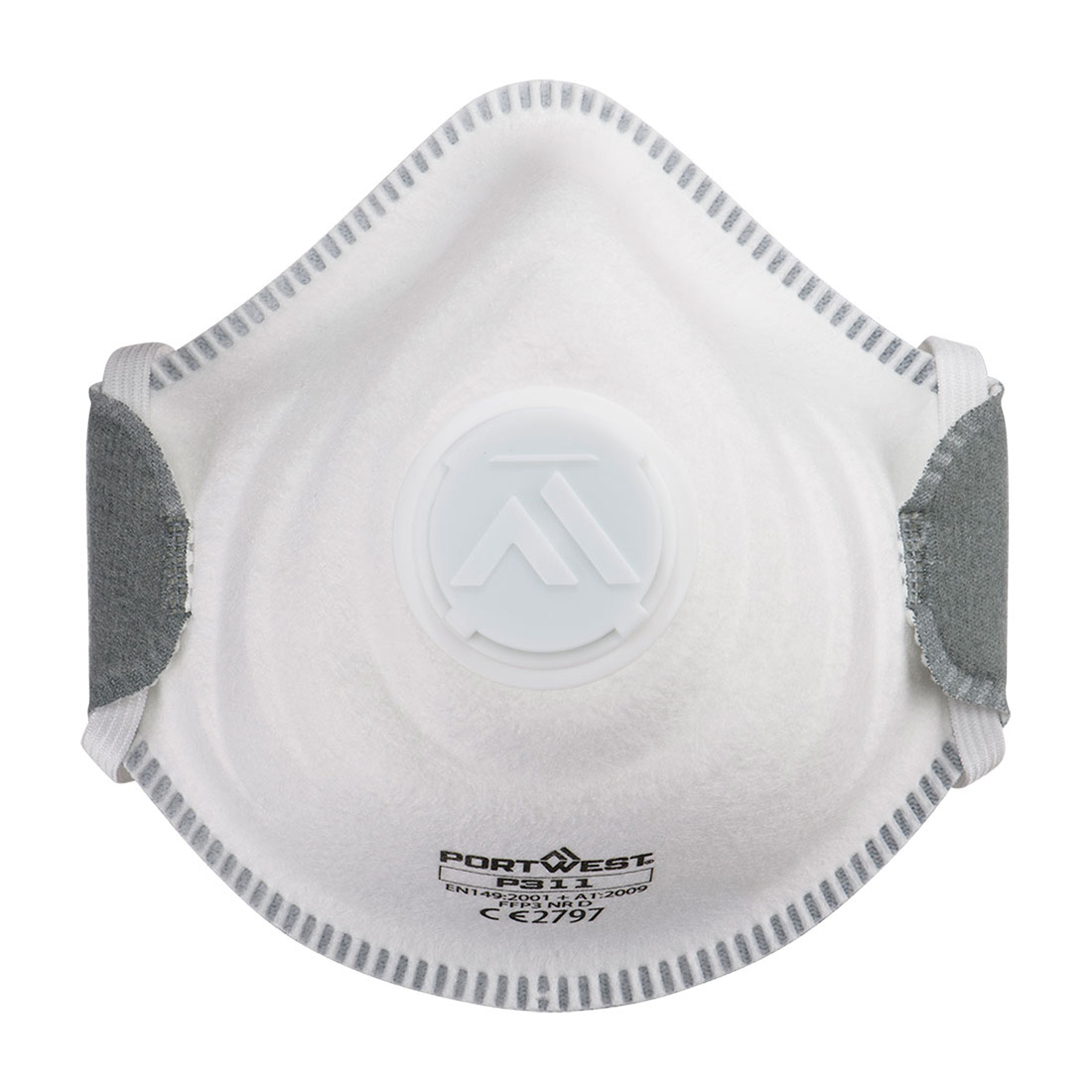 Portwest Geformte FFP3-Atemschutzmaske mit Ventil (Pk10) (P311)