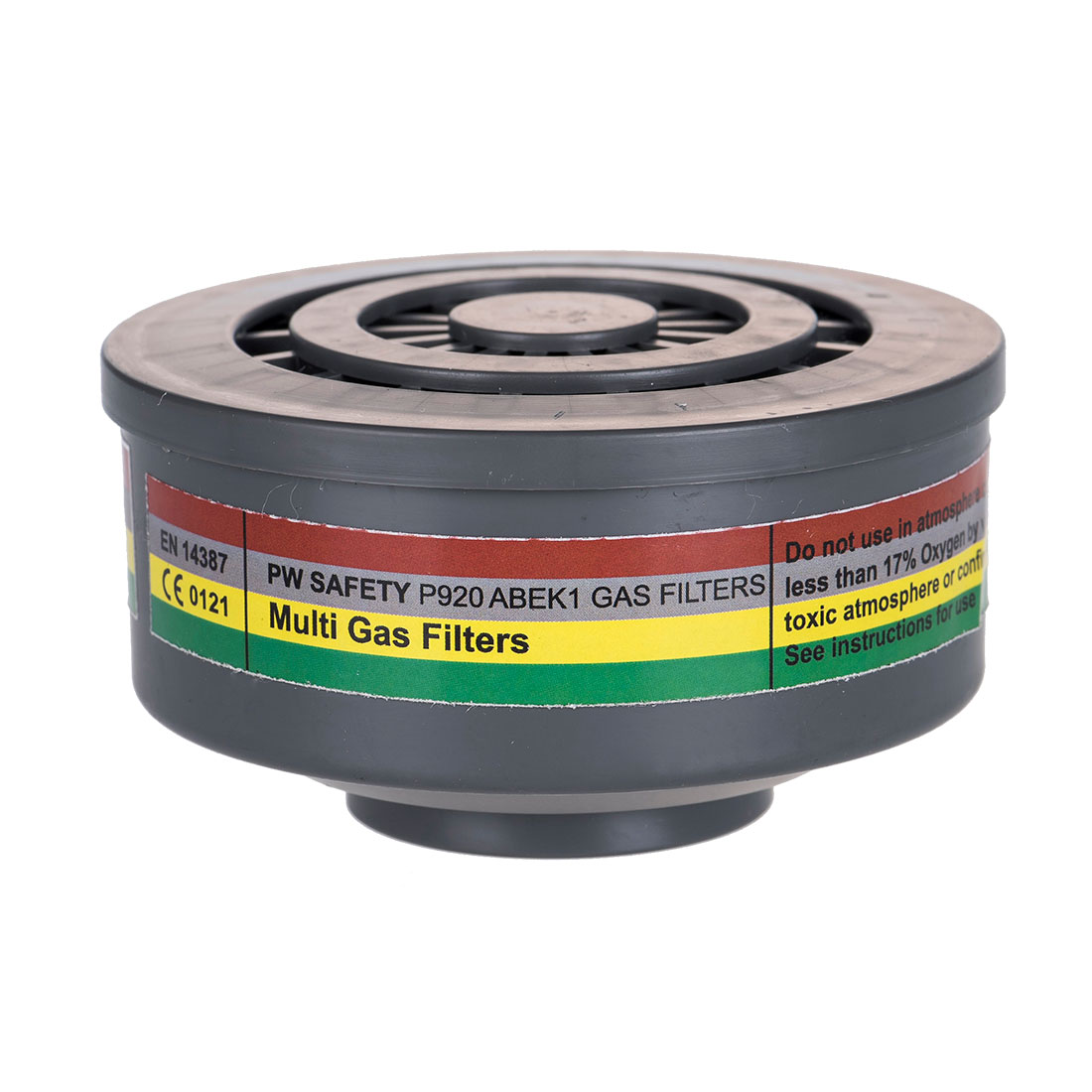 Portwest ABEK1 Gasfilter Spezialgewindeanschluss (Pk4) (P920)