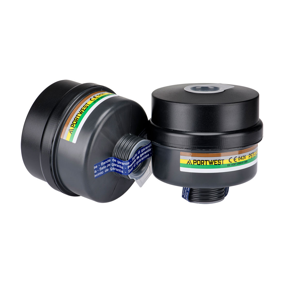 Portwest ABEK2P3 Kombinationsfilter Universalgewinde (Pk4) (P976)