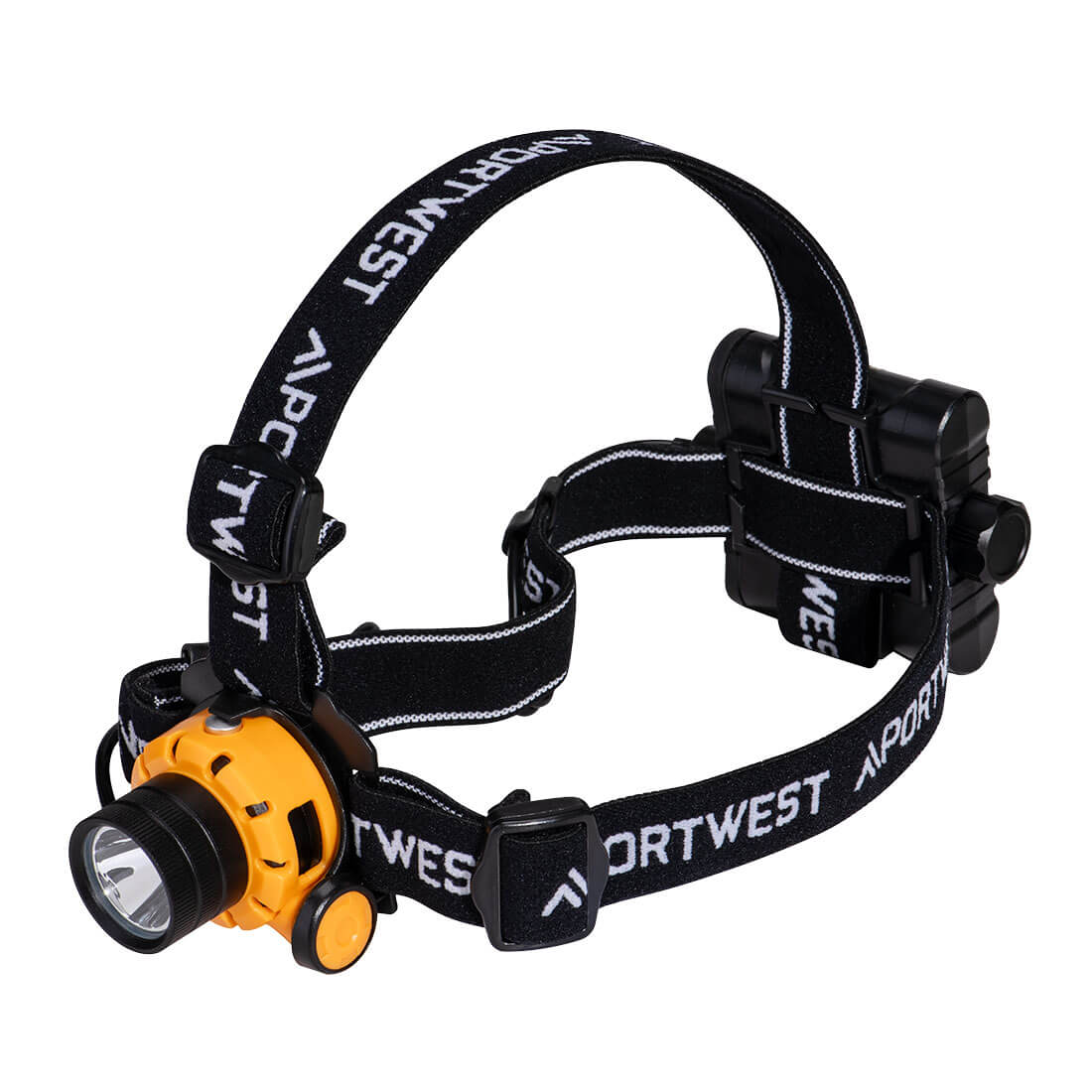 Portwest PW Ultra-Power Kopflampe (PA64) Gelb/Schwarz