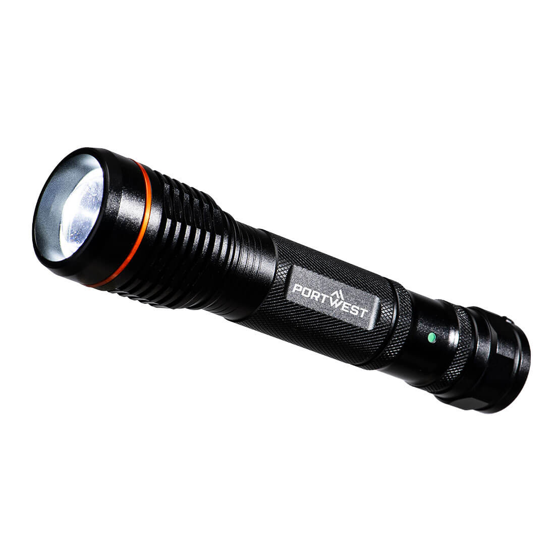 Portwest USB wiederaufladbare Taschenlampe (PA75) Schwarz