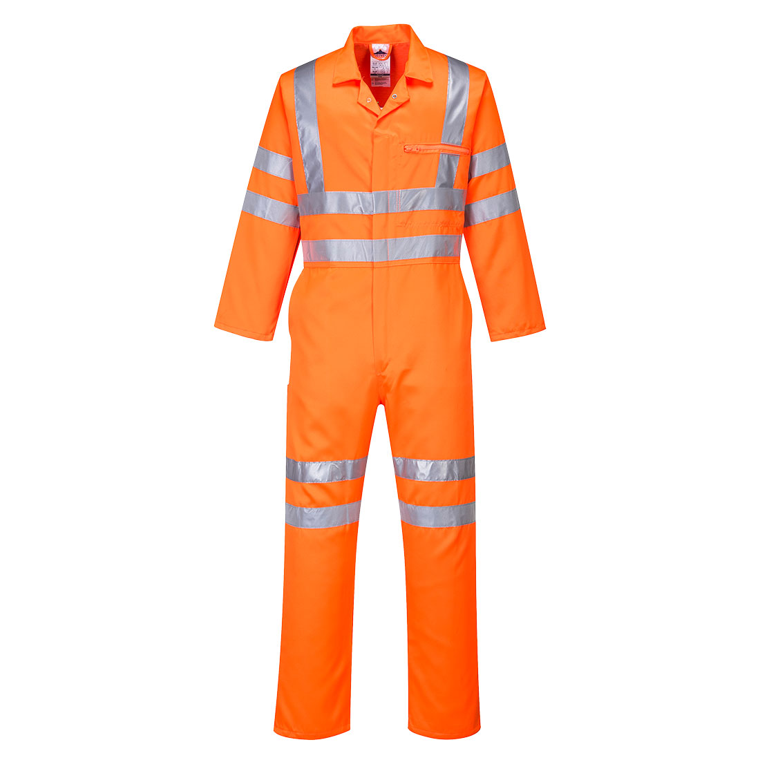 Portwest Hi-Vis Service Overall aus Polyester-Baumwolle (RT42) Orange S