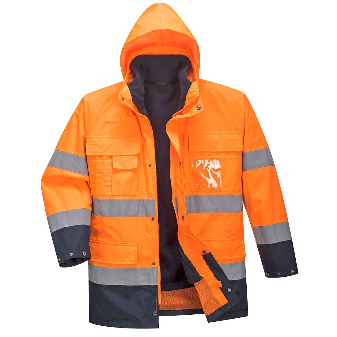 Portwest Hi-Vis 3-in-1 Kontrast Lite Jacke (S162)